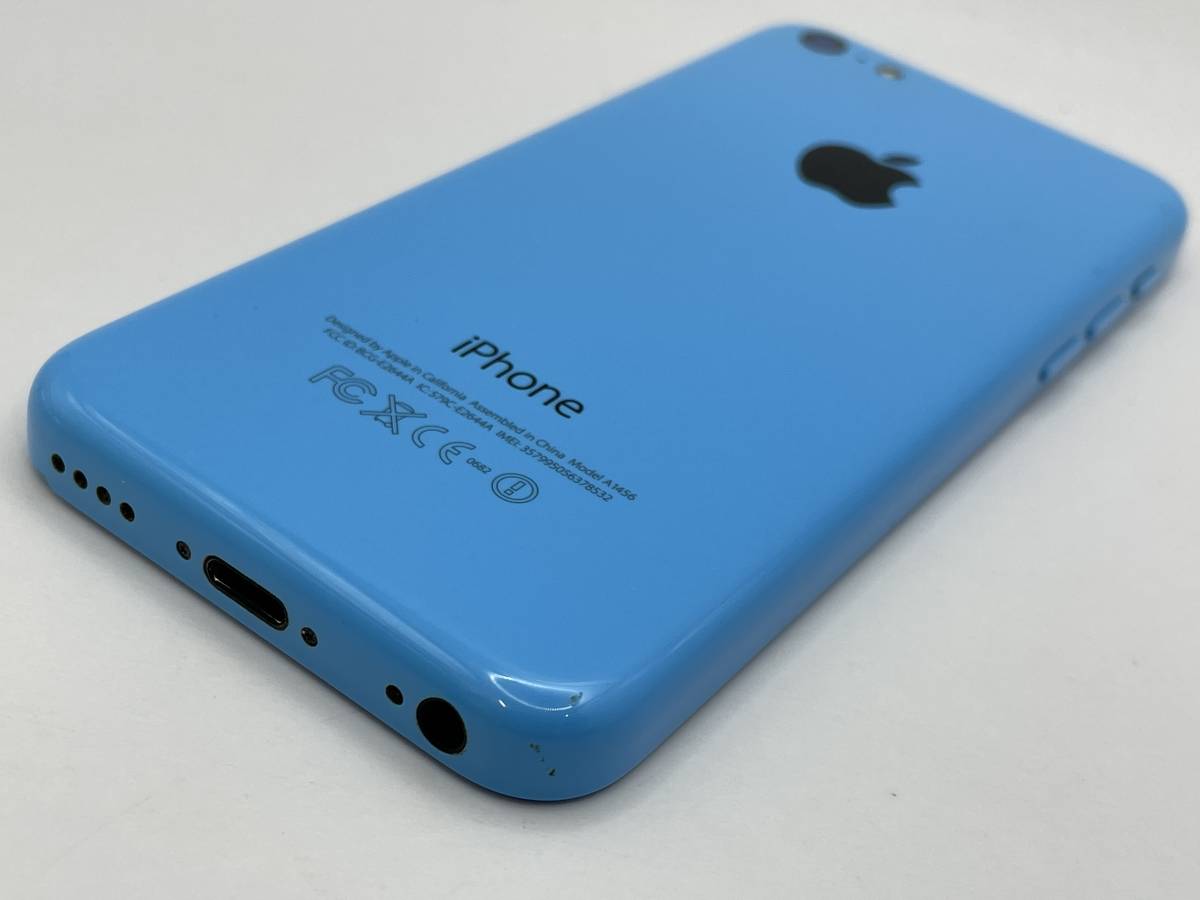 （KT050716）【爆速発送・土日発送可】 iPhone 5ｃブルー アイフォン 利用制限〇 1円スタート Apple アップル【キャリア・docomo】_画像8