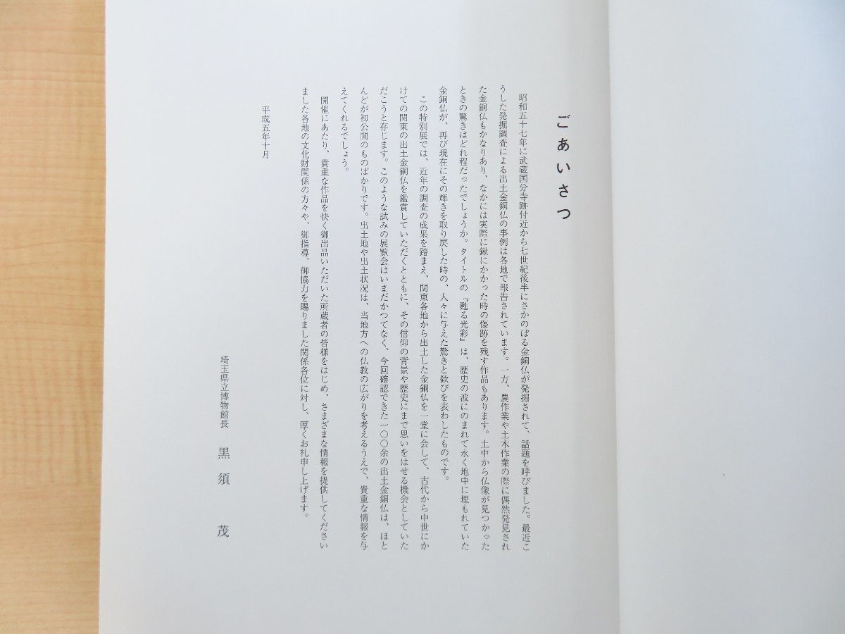 図録『甦る光彩 関東の出土金銅仏』平成5年 埼玉県立博物館にて開催 仏教美術 仏像 - その他 図録『甦る光彩 関東の出土金銅仏』平成5年 埼玉県立博物館にて開催 仏教美術 仏像 - その他