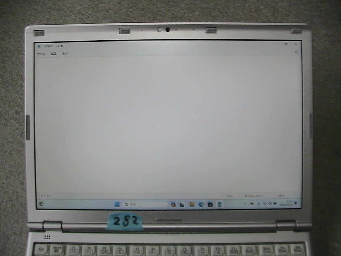 〇NO.282 CF-SZ6 CF-SZ5用 LCD液晶パネル+トップカバーセット 動作品の画像6