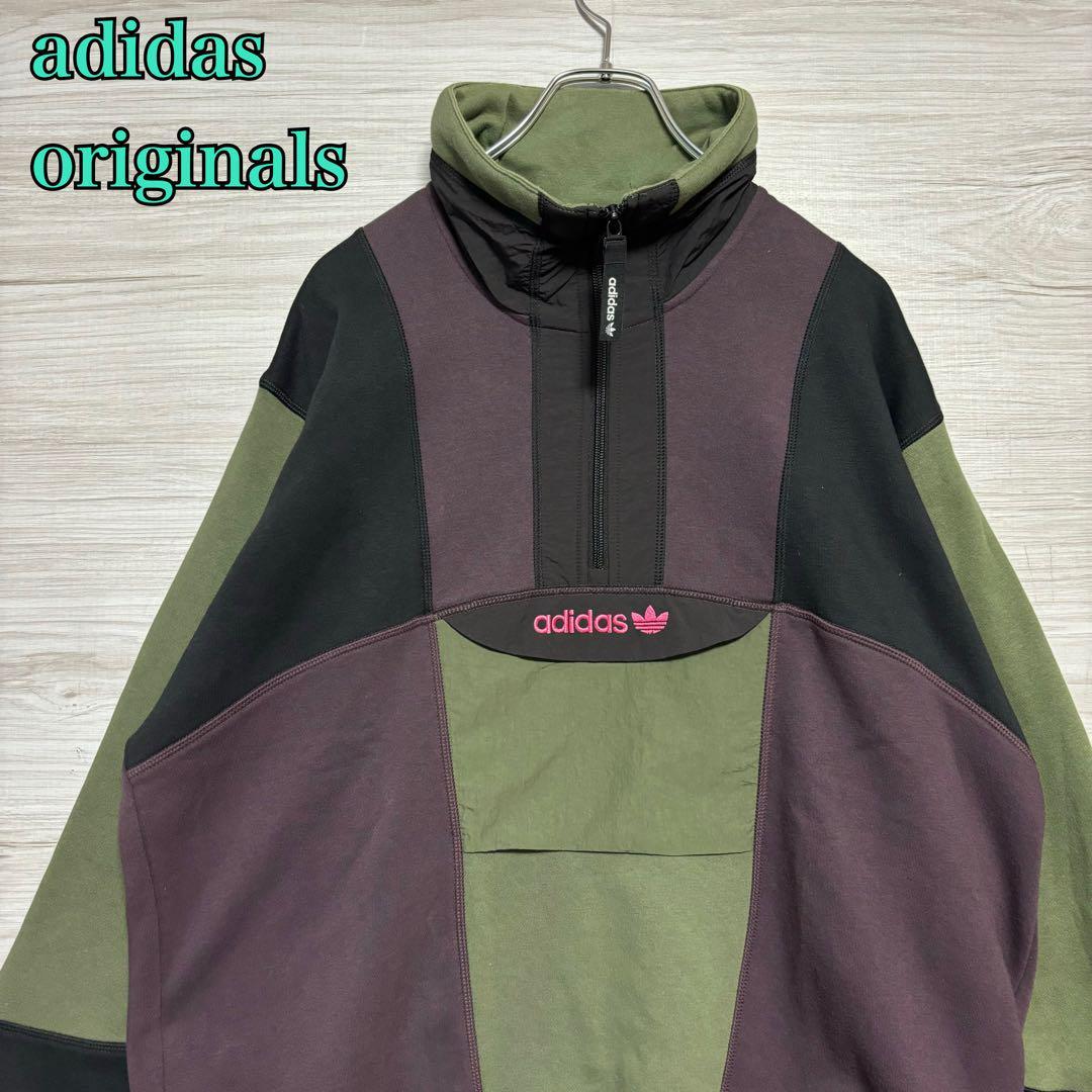希少デザイン】 adidas アディダスオリジナルス スウェット XL 希少デザイン】 adidas アディダスオリジナルス スウェット XL