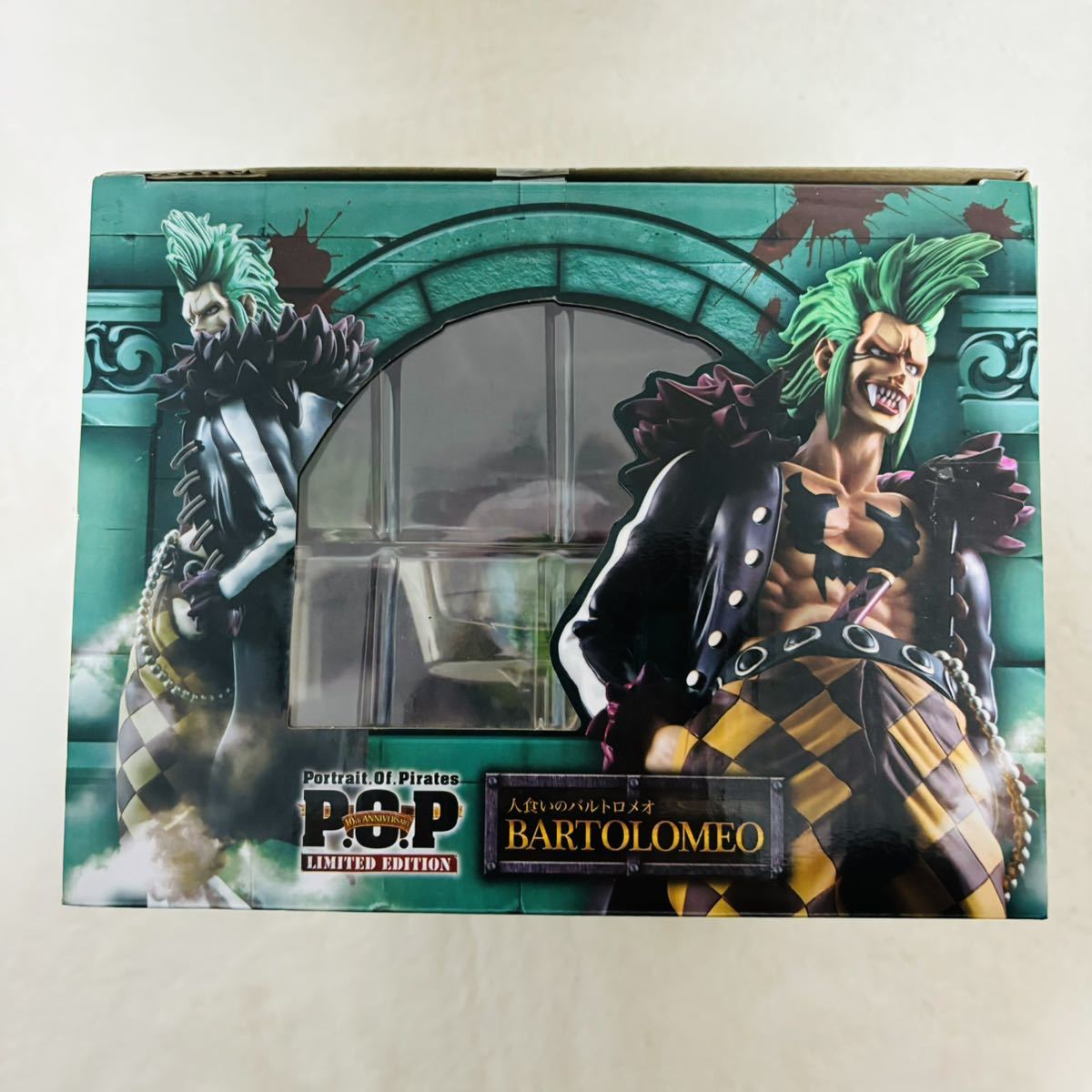 【内未開封】 メガハウス P.O.P LIMITED EDITION ワンピース ONE PIECE 人食いのバルトロメオ　フィギュア　レア　コレクション　おもちゃ