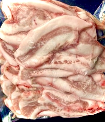 ^_^/【業務用】国産 豚トロスライス ７mmスライス！焼肉用1kg×14パックです！とんとろ 豚トロ スライス、の画像1