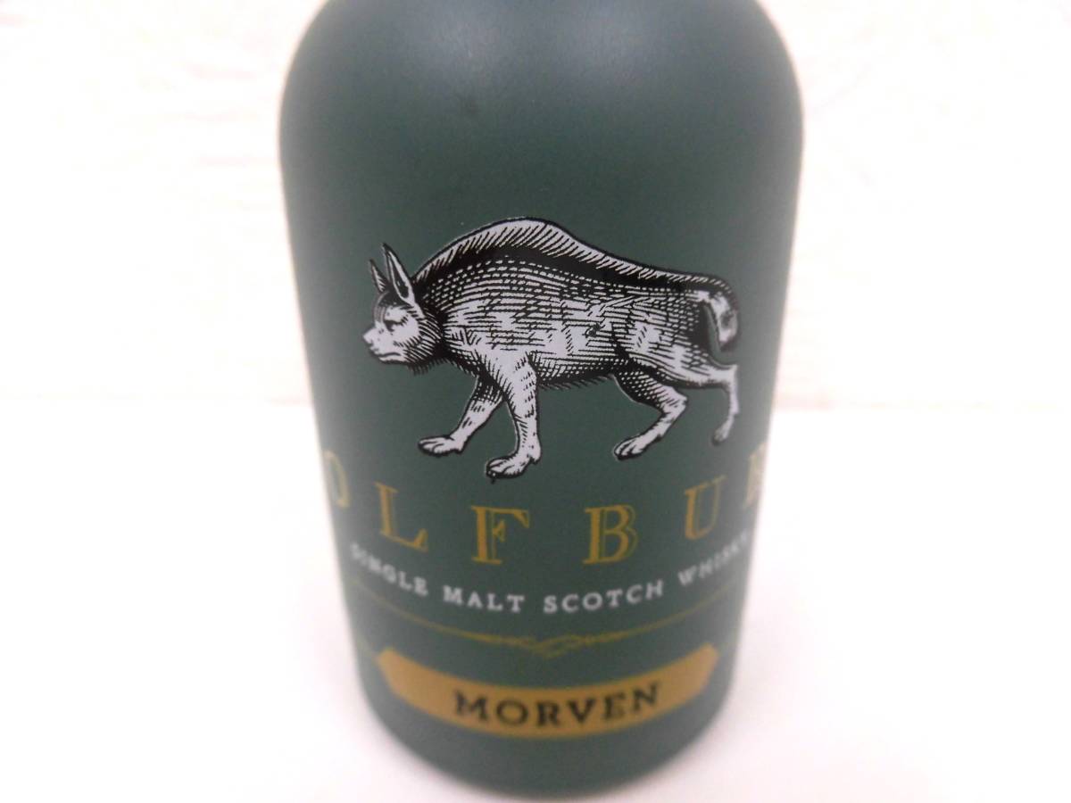 酒祭 洋酒祭 ウルフバーン モーヴェン ミニチュア ミニボトル 50ml 46％ 未開栓 Wolfburn Morven _画像6