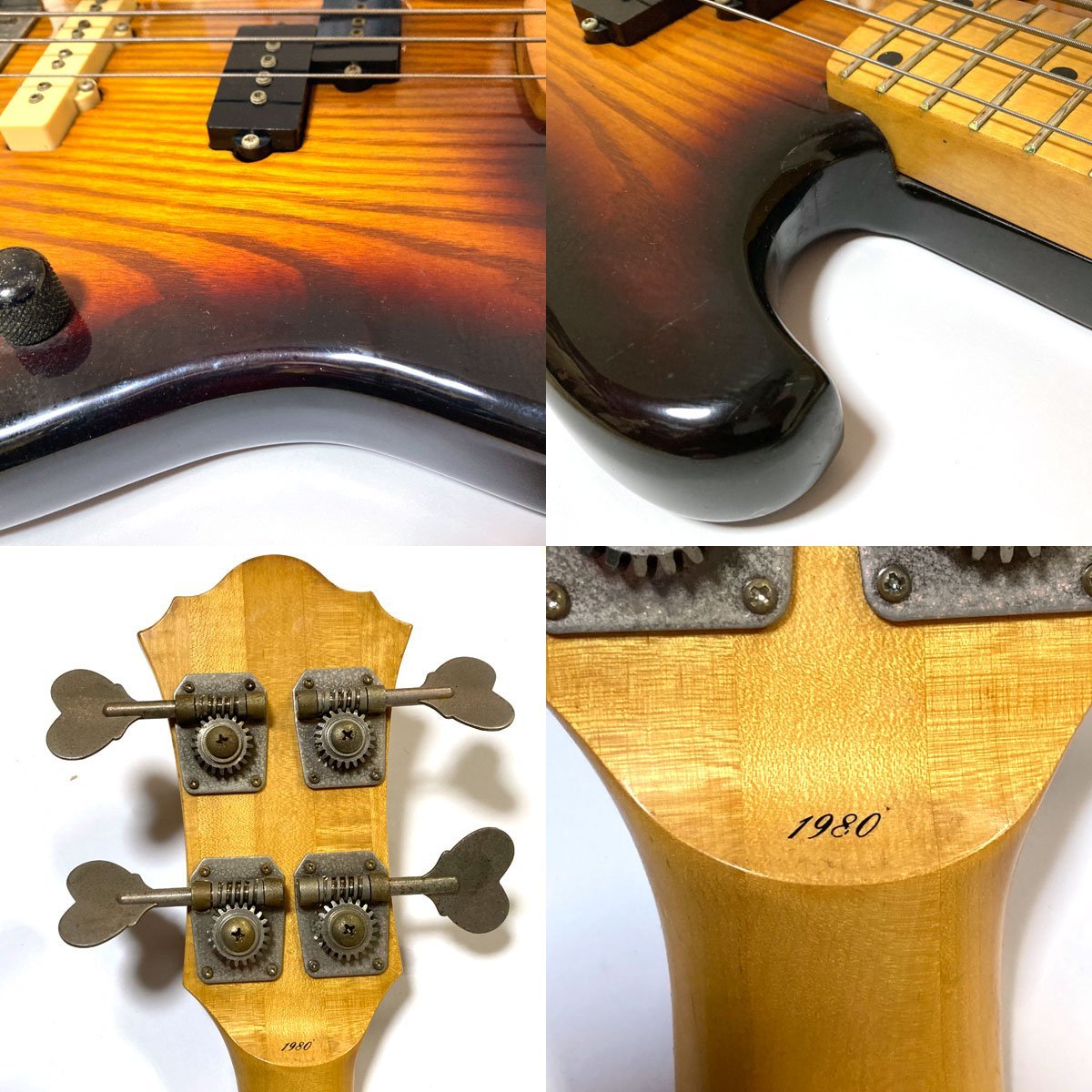 IBANEZ RoadSter RS924？ 1980 日本製 QUADRA LOCK (アクティブ・パッシブ切替) ケース付き アイバニーズ ロードスター_画像6