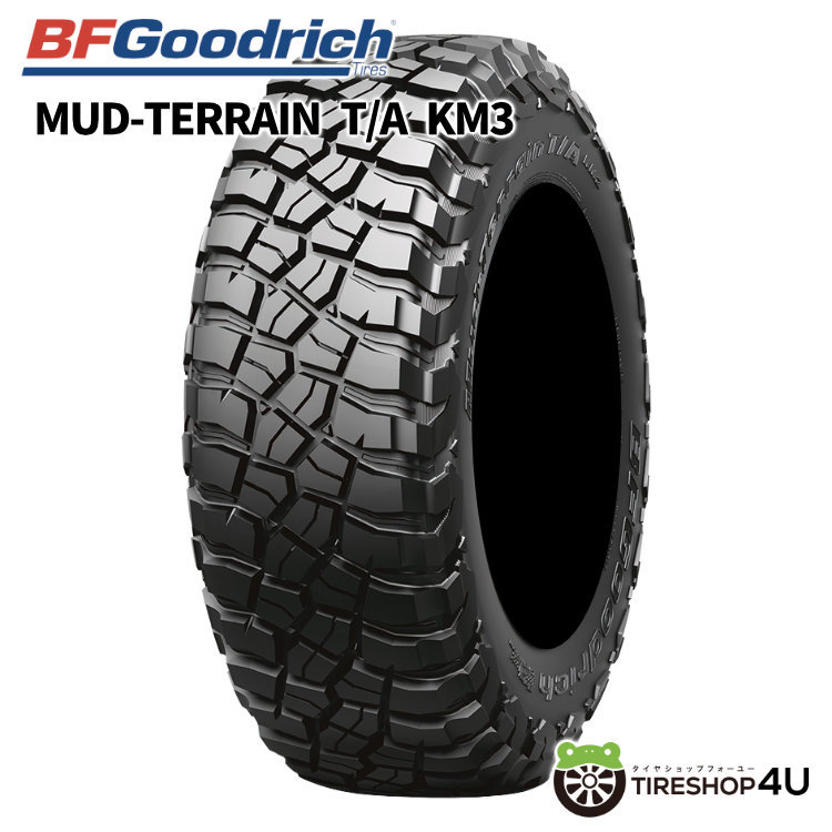 4本セット XTREME-J XJ04 17x7.0J 5/127 +35 GBM BFGoodrich Mud-Terrain T/A KM3 265/70R17 ブラックレター ジープ ラングラー JL JK_画像8