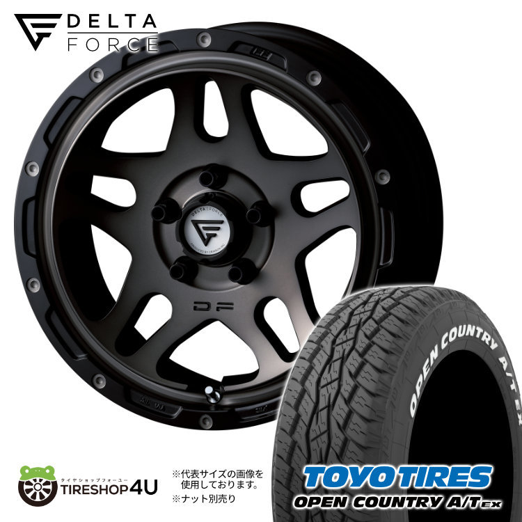 4本セット デルタフォース オーバーランダー OVERLANDER 16x7.0J 5/114.3 +35 MSP TOYO トーヨー オープンカントリー A/T EX 215/70R16 WL_画像1