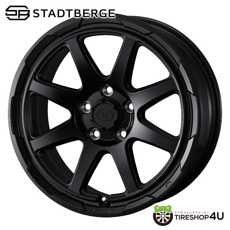 4本セット WEDS スタットベルク STADTBERGE 17x7.0J 5/114.3 +38 SMB YH ジオランダー X-AT G016 245/65R17 WL エクストレイルT32 RAV4_画像1