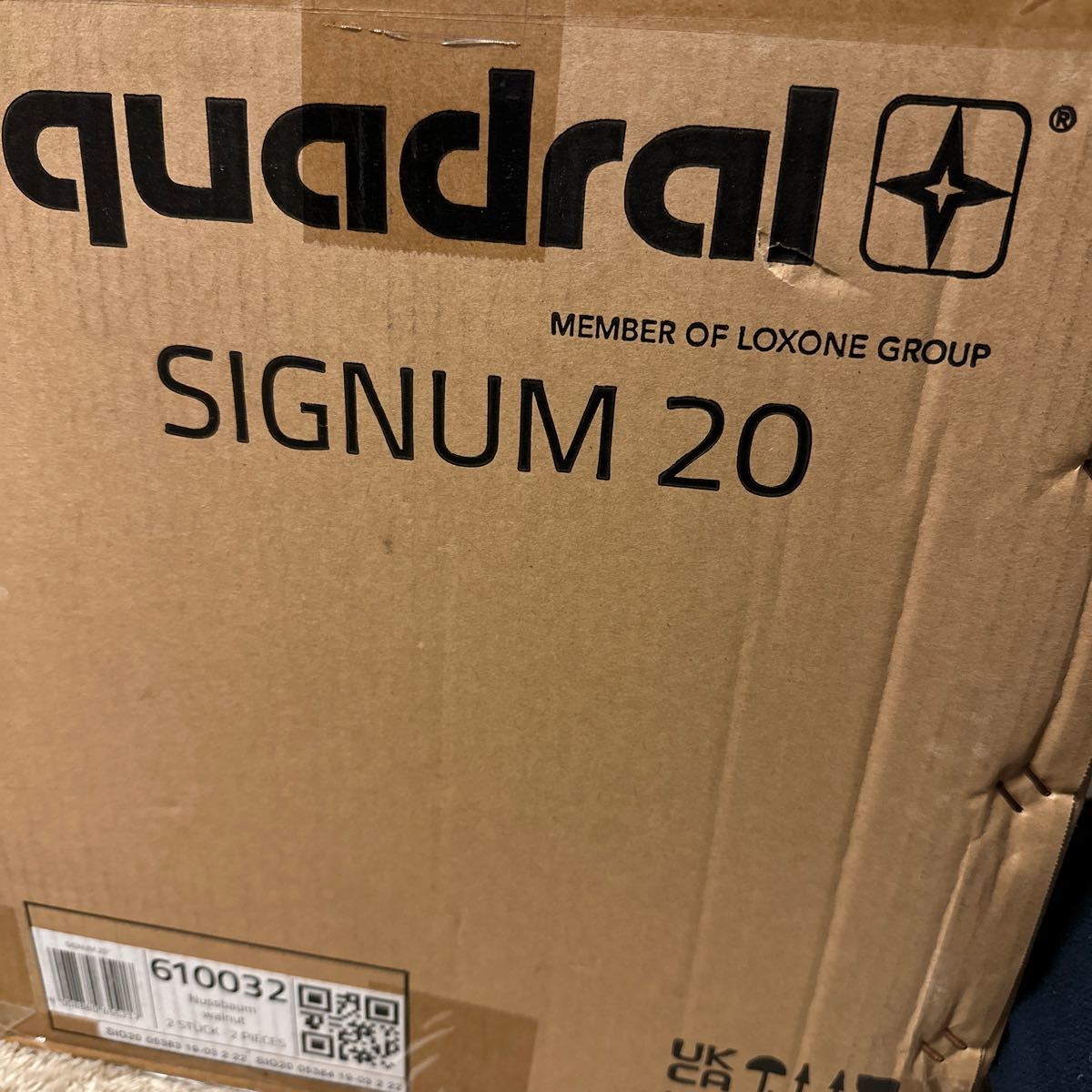 【新品未開封】QUADRAL SIGNUM20 クアドラル シグナム20 スピーカー walnut ウォルナット ペア_画像2