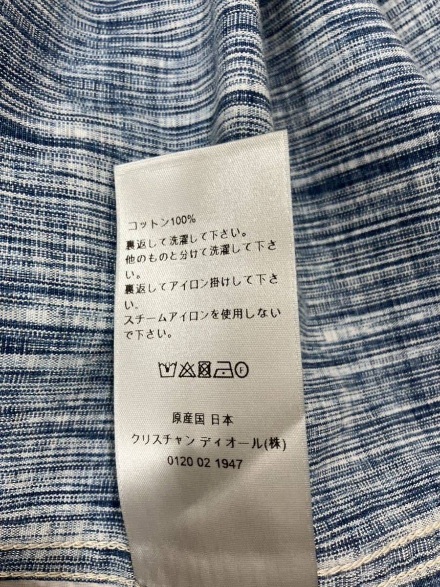  Dior DIOR 20AW 013D585BY989ob leak total pattern cotton Denim shirt 