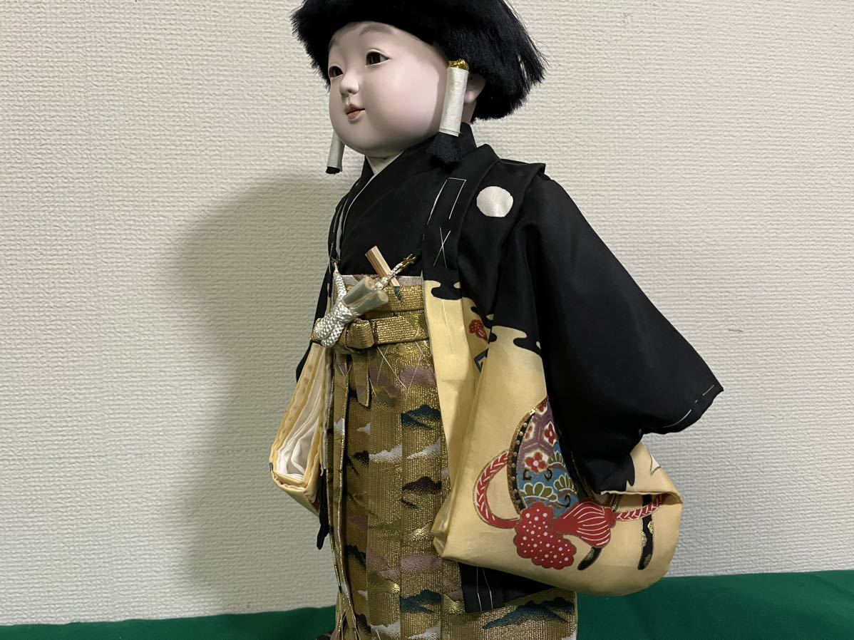 Bibian 比比昂- 市松人形京市松平安錦染謹製男の子日本人形正絹 Bibian 比比昂- 市松人形京市松平安錦染謹製男の子日本人形正絹
