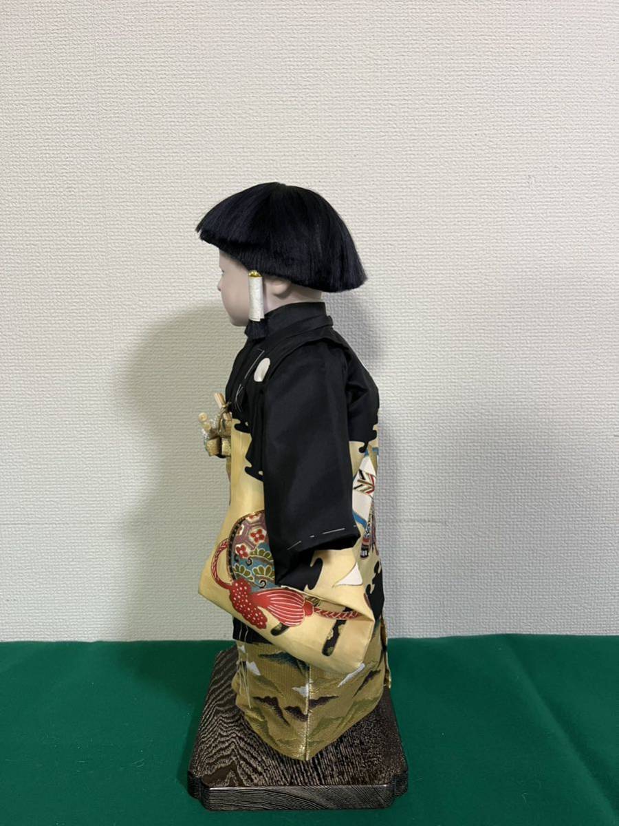 市松人形 京市松 平安錦染謹製 男の子 日本人形 正絹 京友禅 市松人形 京市松 平安錦染謹製 男の子 日本人形 正絹 京友禅