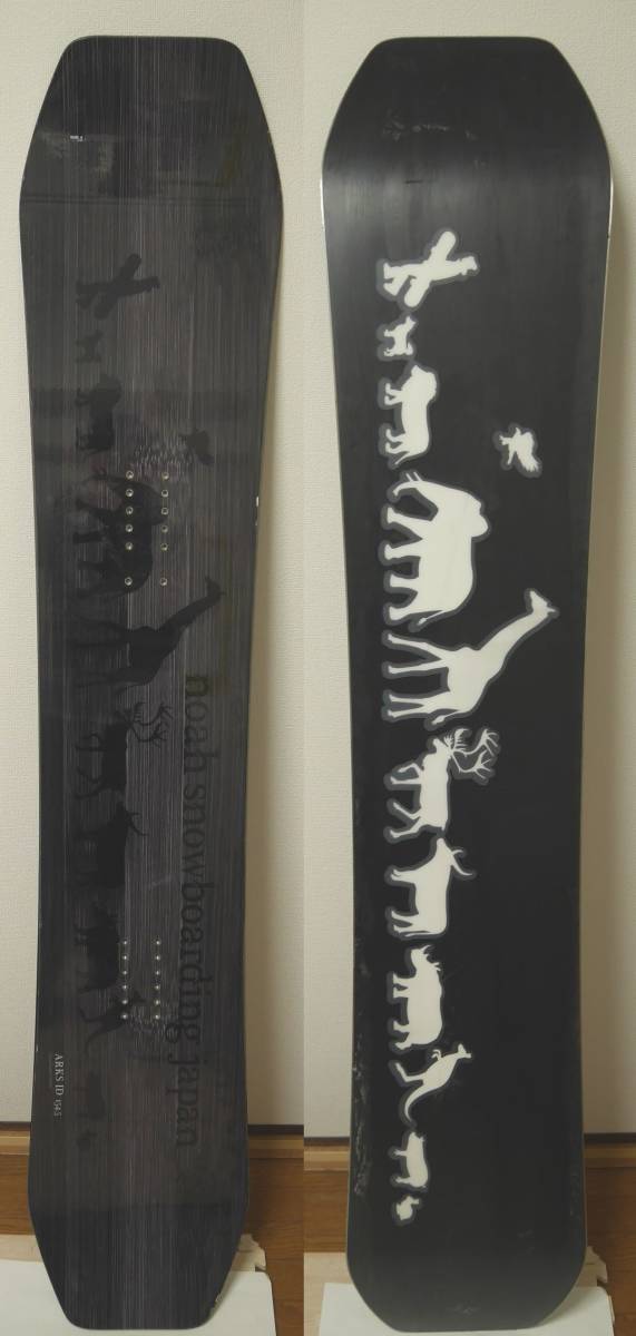 ★☆中古良品 Noah ARKS ID 154.5cm ノアスノーボーディング アークス 2020 Snowboarding Japan 日本製 グラトリ ラントリ パウダー 浮力◎