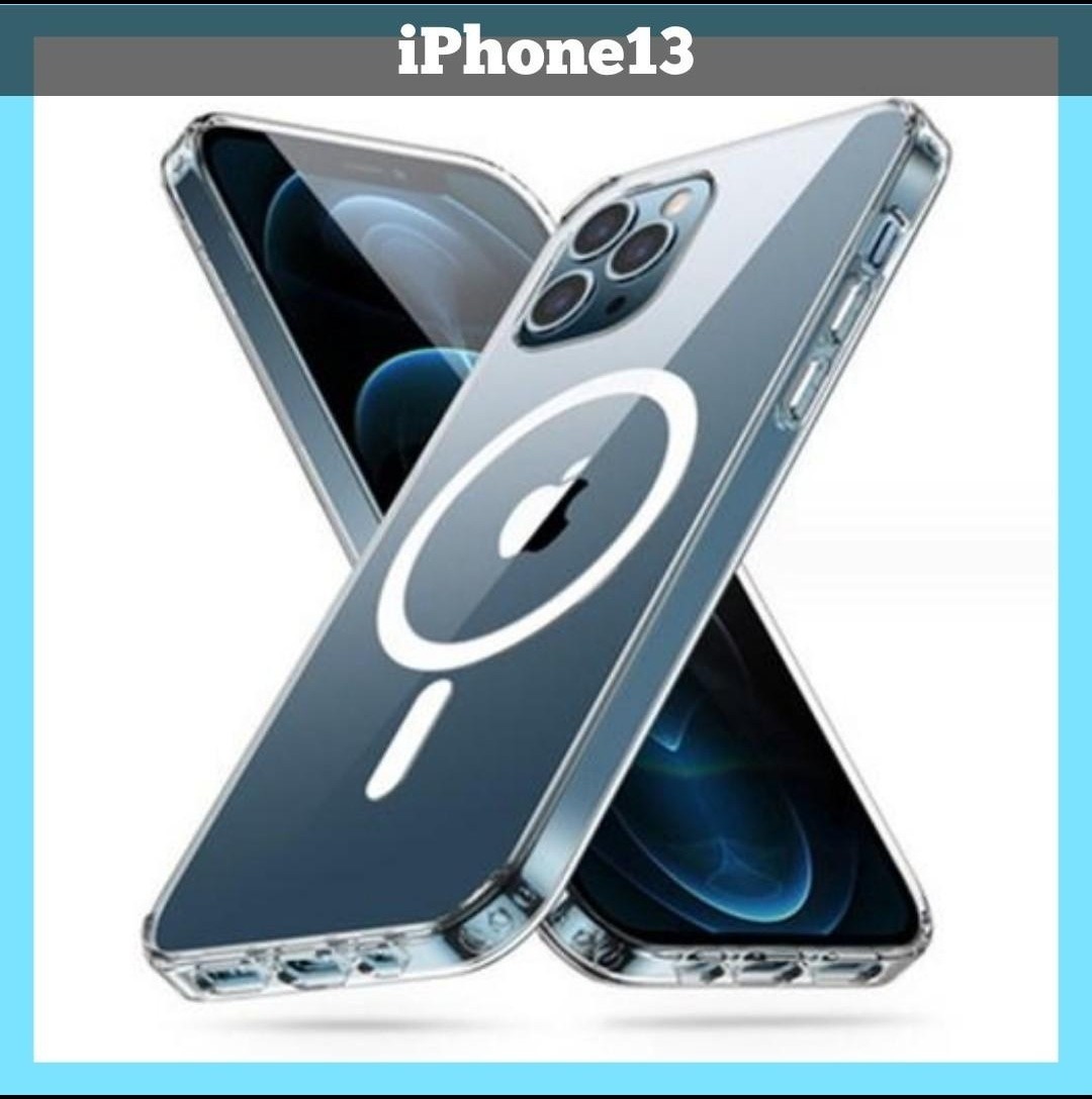 iPhoneケース iPhone13 Magsafe対応 透明ケース クリアケース マグセーフ対応の透明ケース 軽くて丈夫なデザイン スマホケース tpu_画像1