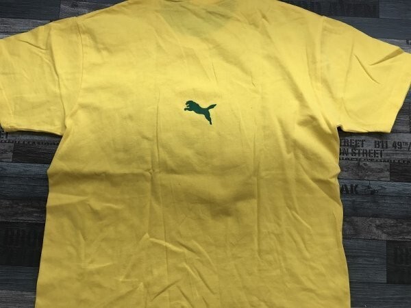 TG-ERA メンズ シーサー 沖縄 スーベニア パロディプリント 半袖Tシャツ S 黄色_画像3
