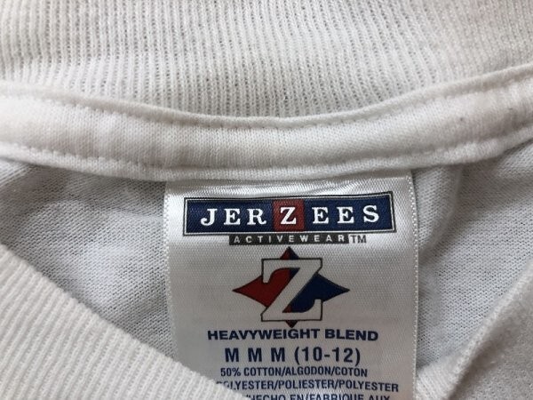 美品！JERZEEZ ジャージーズ キッズ ゴーヤプリント 半袖Tシャツ M10-12 白_画像2