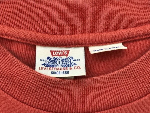 LEVI'S リーバイス メンズ レーシングカープリント 半袖Tシャツ L 赤_画像2