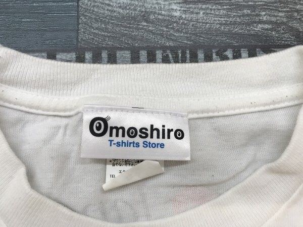 omoshiro T-shirts Store メンズ レディース へのへのもへじ JAPAN 半袖Tシャツ S 白_画像2