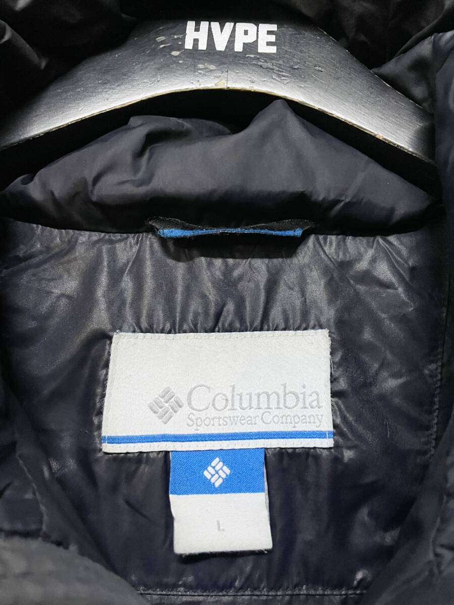 (V1090) コロンビア COLOMBIA ダウンジャケット メンズ L サイズ 正規品_画像5