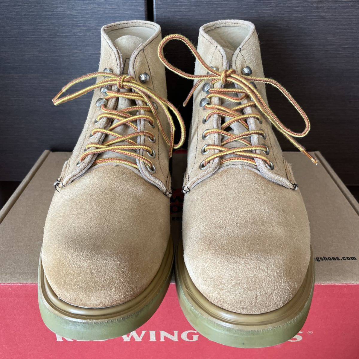 【良品8.5D羽タグ】 レッドウィング 8128 ラフアウトREDWING _画像4