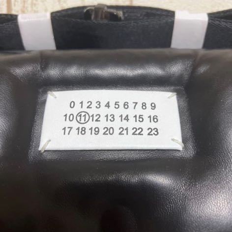 1円【未使用品】Maison Margiela メゾンマルジェラ グラムスラム ショルダーバッグ ボディバッグ レザー ユニセックス ロゴベルト ブラック_画像2