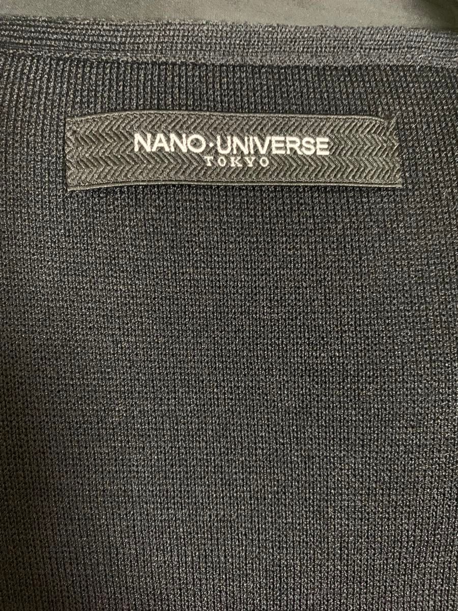 超美品　nano universe（ナノユニバース） ジップアップパーカー/M/ブラック/WLG81KT0371SR 黒
