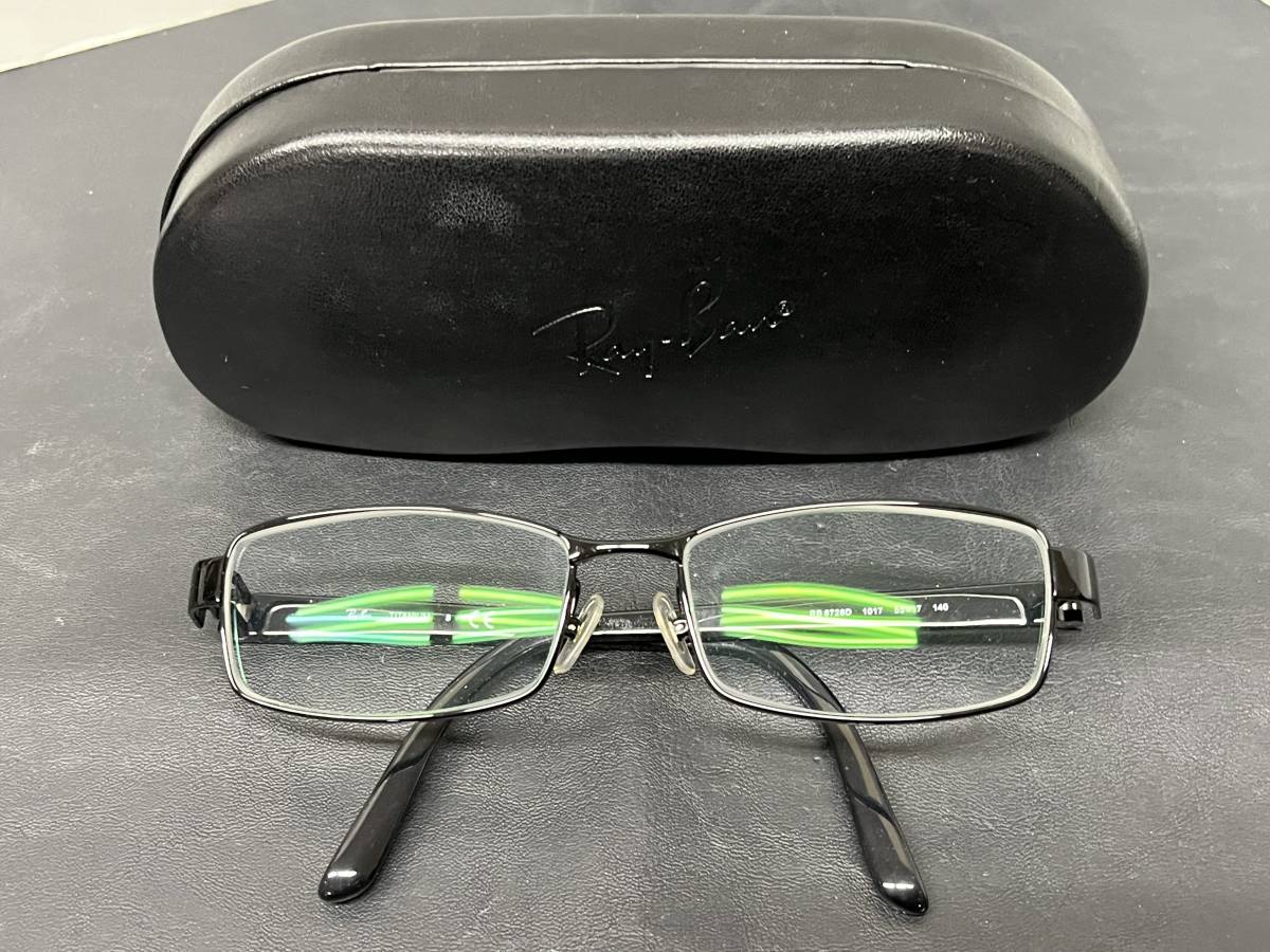 Ray Ban レイバン　TITANIUM RB8726D　度入　ケース付　55□17　１40★16026管理_画像2