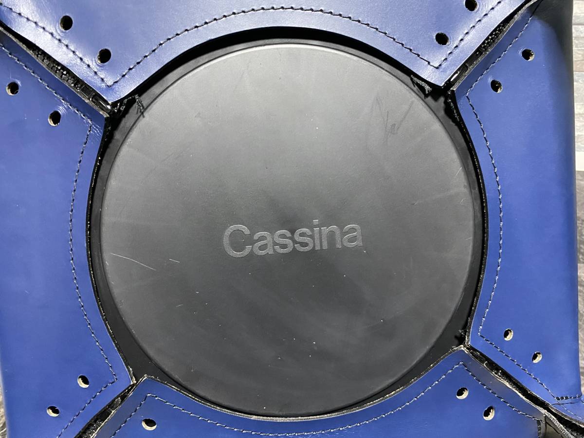00787　Cassina / カッシーナ　「CAB」シリーズ　412 CAB / キャブ　 アームレスチェア　MARIO BELLINI （マリオ・ベリーニ）　展示品_画像10