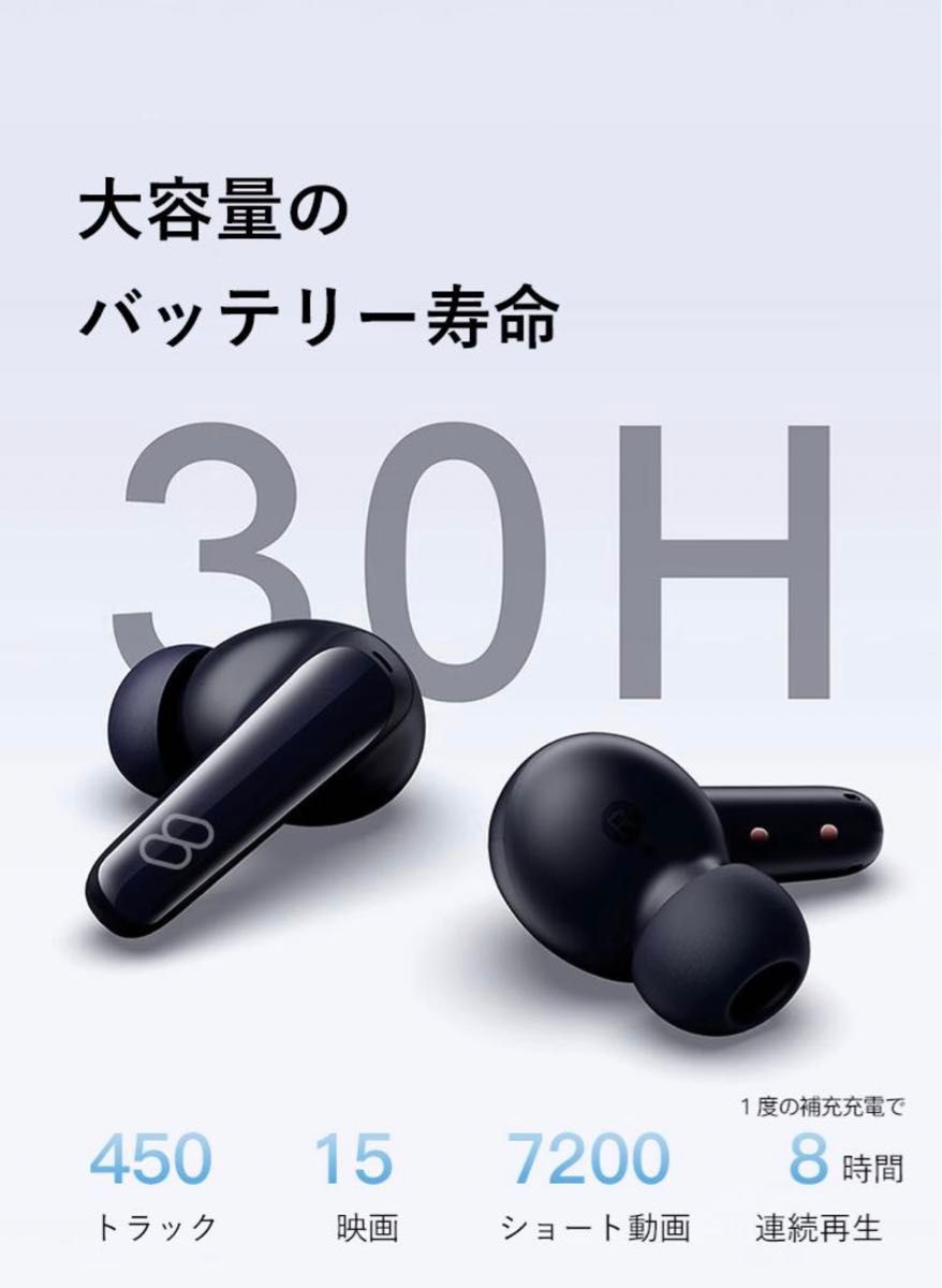 2024年最新モデル】ワイヤレスイヤホン 高音質 OT-T13X ANC Bluetooth5.3対応