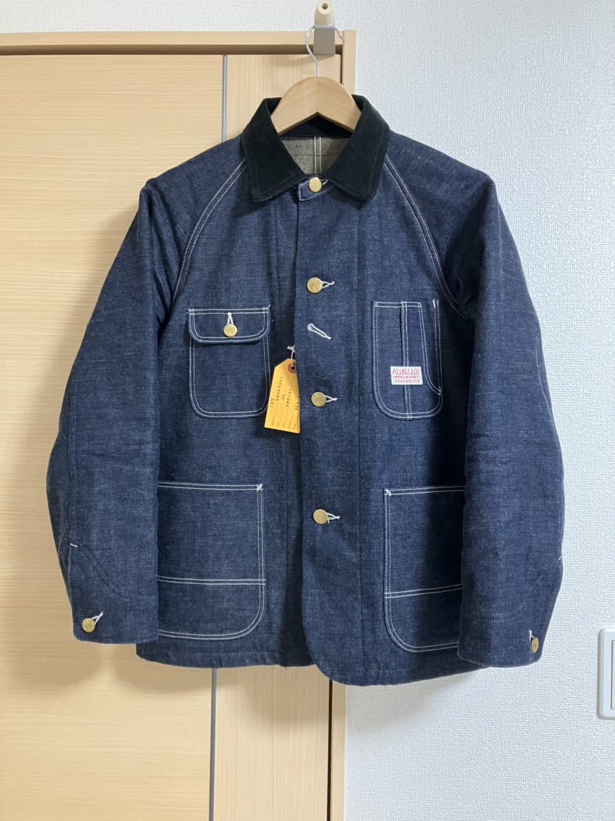 カバーオール デニム アットラスト ブッチャープロダクツ at last&co butcher products timewornclothing 727 denim coverall_画像1