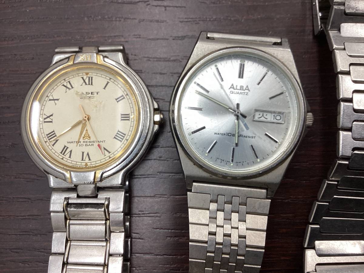 【＃3470-】時計おまとめ！《dalil,SEIKO,SEIKOMERIT,ALBA,CADET,BURBERRYS,ルイフェロー,ジバンシーなど》アンティーク時計含む！※不動※_画像8