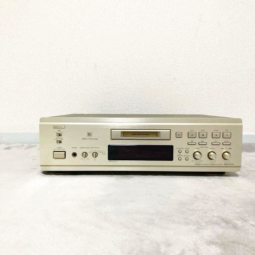 DENON　MDデッキ　DMD-1600AL　音楽機材　現状品_画像1