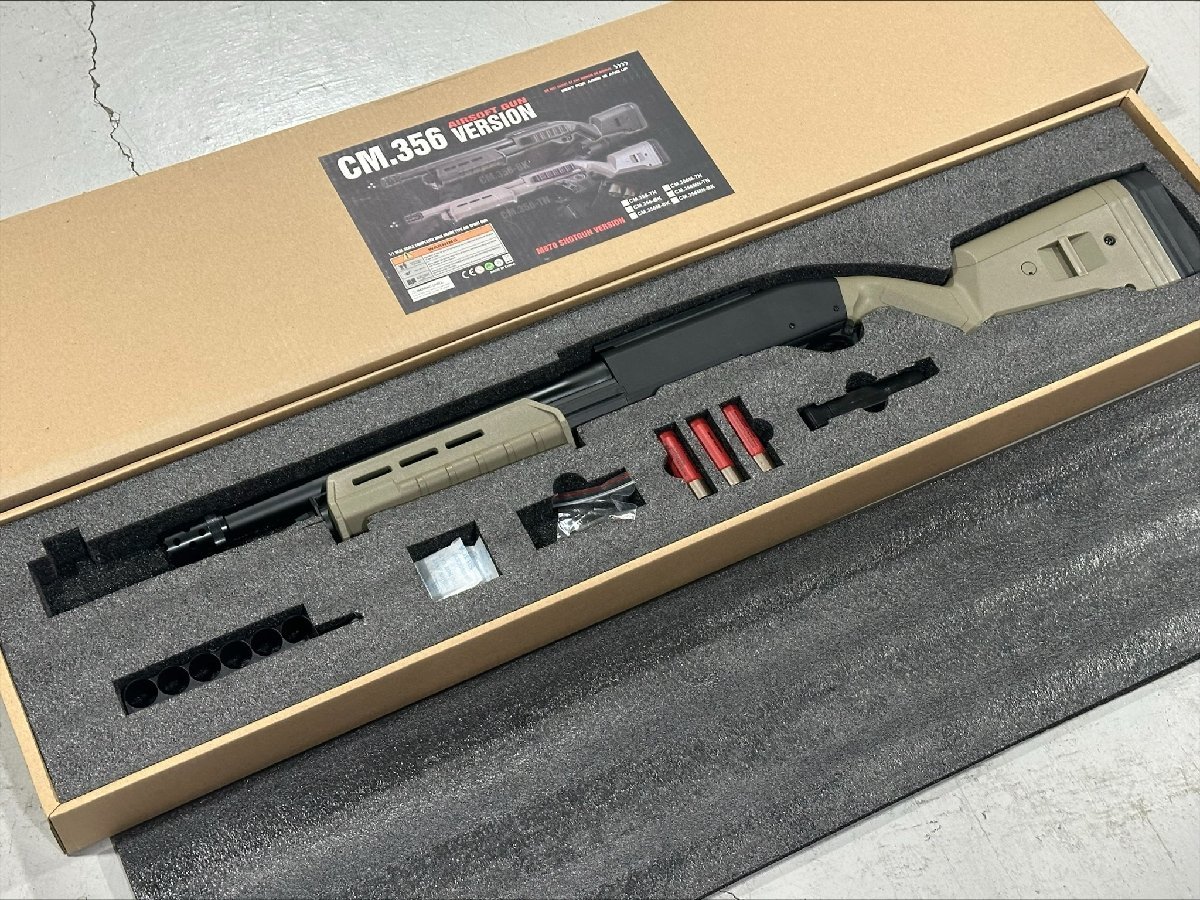 【1円～】CYMA M870 M-Style タクティカル フルメタル ショート DE(CM356MDEN)【B品】_画像3