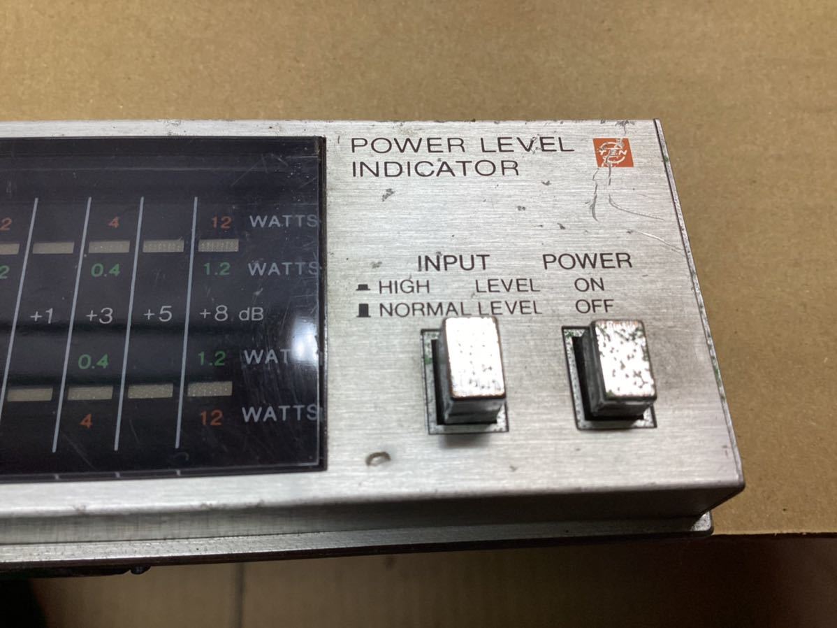 FUJITSU TEN 富士通テン UI-100SD1A パワーレベルインジケーター POWER LEVEL INDICATOR 当時物 旧車 _画像8