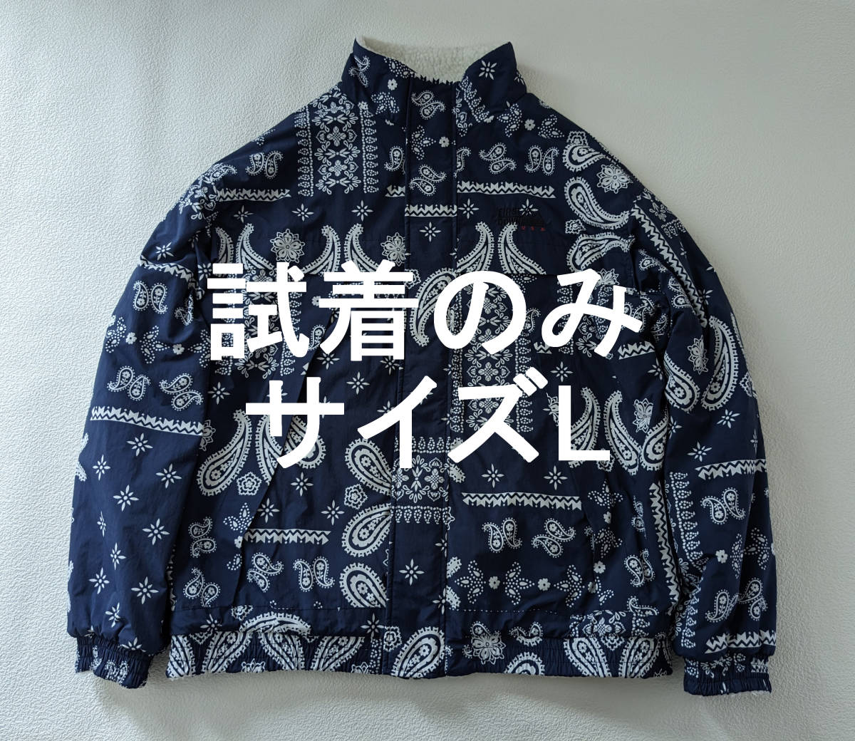 美品 FIRST DOWN Reversible Boa Jacket L ペイズリー 美品 FIRST DOWN Reversible Boa Jacket L ペイズリー