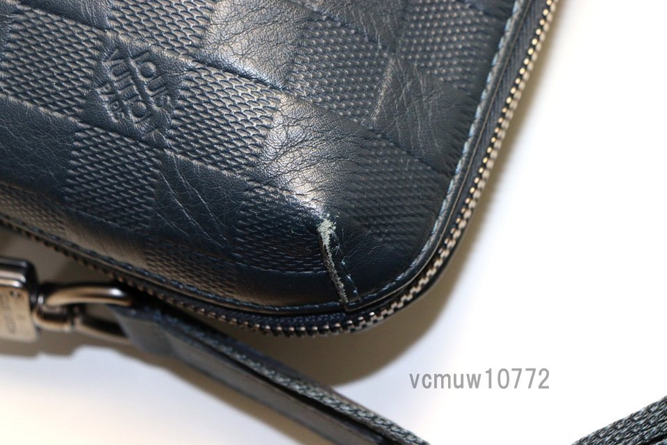 近年モデル希少美中古■LOUIS VUITTON ダミエアンフィニ PDJ レザー 2way ビジネスバッグ ブリーフケース ルイヴィトン■0201cn33367_画像9