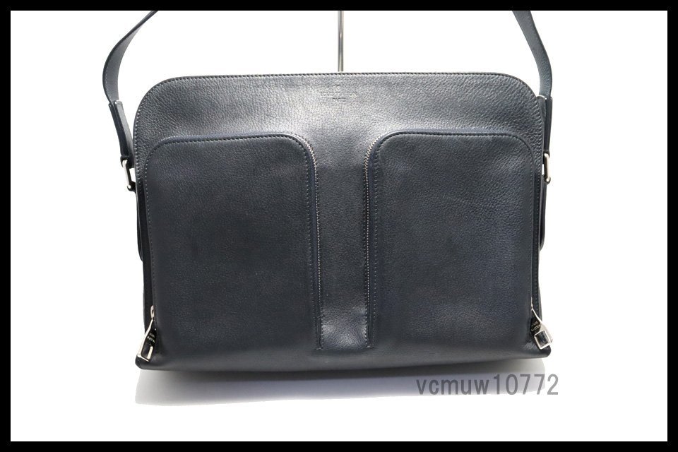 希少美中古■LOUIS VUITTON ナクソス メッセンジャーバッグ レザー ショルダーバッグ ルイヴィトン■1109oo24-1D