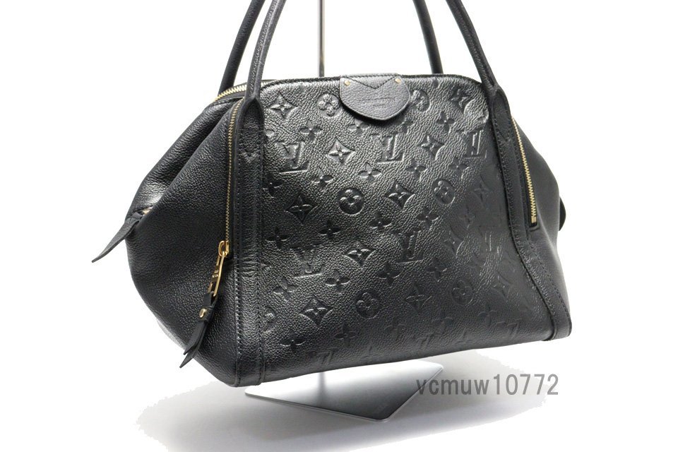 近年モデル希少美中古■LOUIS VUITTON モノグラムアンプラント マレMM レザー ハンドバッグ ルイヴィトン■0215vn783-8_画像4