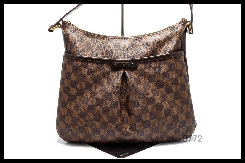 近年モデル希少美中古■LOUIS VUITTON ダミエ ブルームズベリPM レザー ショルダーバッグ ルイヴィトン■0215eh227-9M_画像1