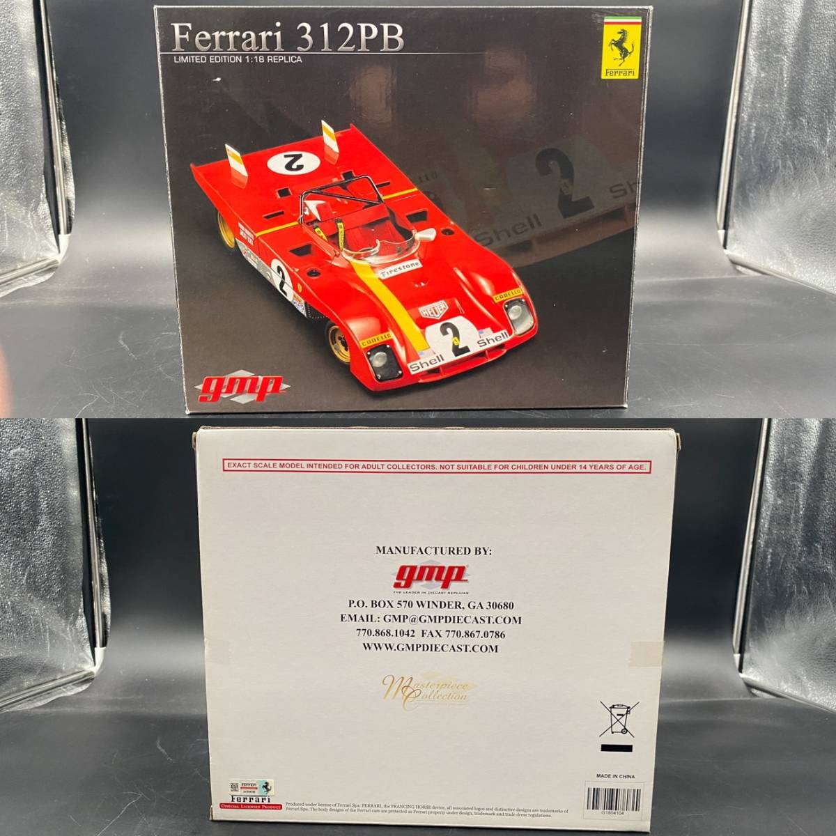 最終価格！！【極美品・希少】GMP Ferrari フェラーリ 312PB 1/18 デイトナ 24h 優勝 1972 #2
