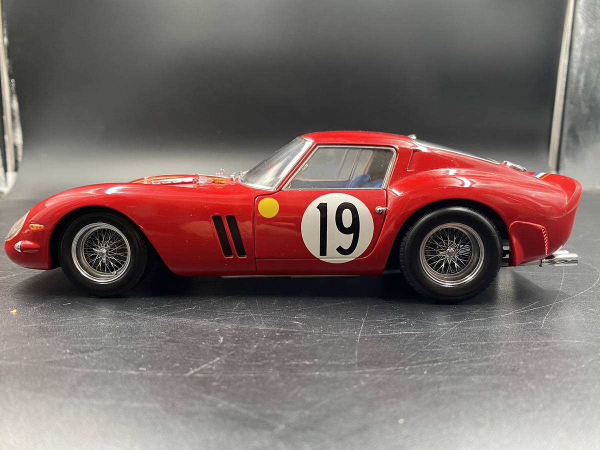 ※全国送料無料※【極美品・希少】Ferrari フェラーリ 250 GTO ルマン 1962 #19 1/18 京商 08432Aの画像2