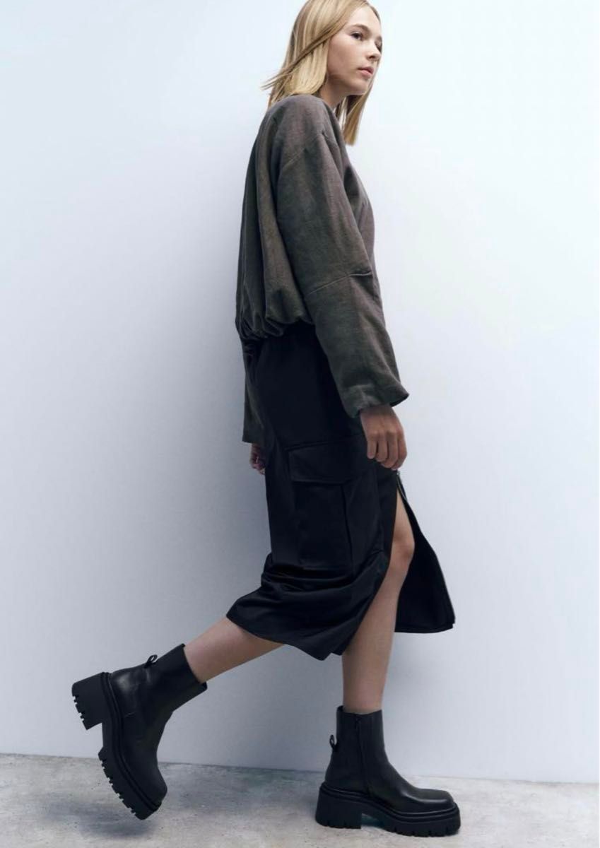 ZARA トラックソール ショートブーツ 35|Yahoo!フリマ(旧 ZARA トラックソール ショートブーツ 35|Yahoo!フリマ(旧