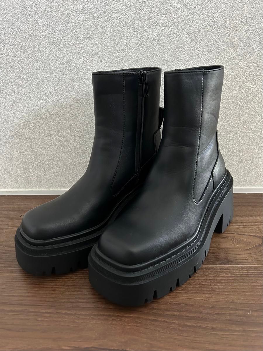 ZARA トラックソール ショートブーツ 35|Yahoo!フリマ(旧 ZARA トラックソール ショートブーツ 35|Yahoo!フリマ(旧