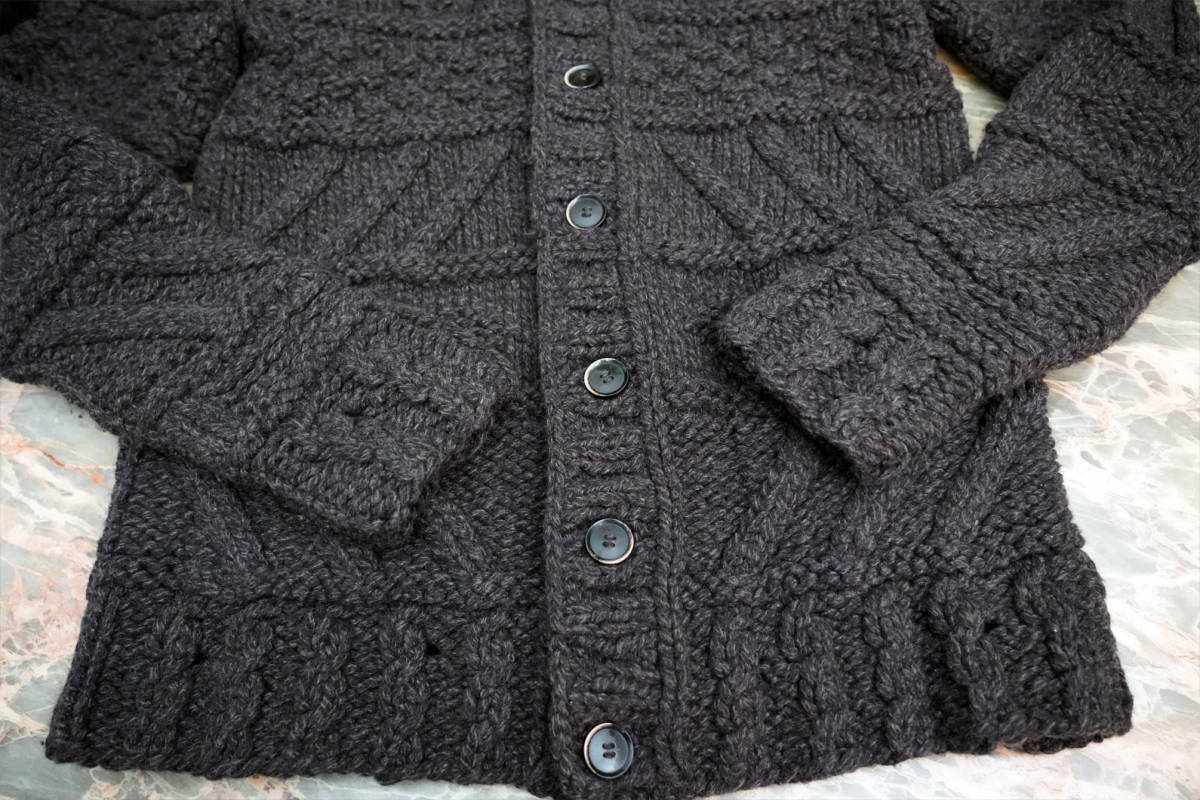  Dolce & Gabbana DOLCE&GABBANA extremely thick bar Gin wool 100% design knitted cardigan 50