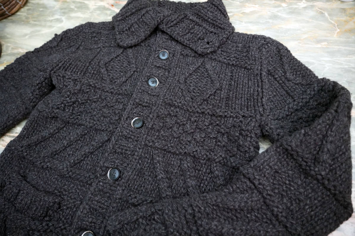  Dolce & Gabbana DOLCE&GABBANA extremely thick bar Gin wool 100% design knitted cardigan 50