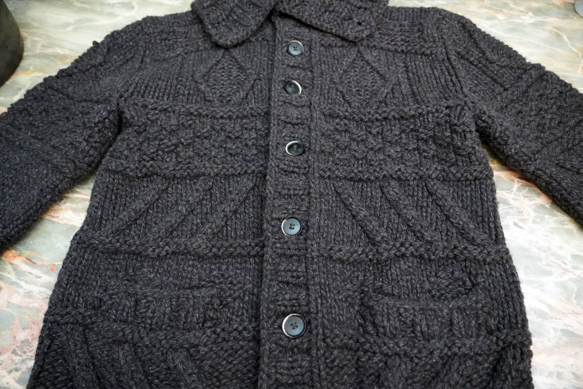  Dolce & Gabbana DOLCE&GABBANA extremely thick bar Gin wool 100% design knitted cardigan 50