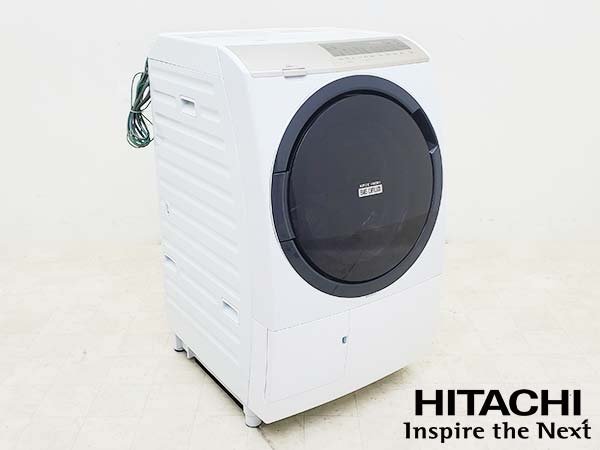 2021年製 日立 ドラム式洗濯乾燥機 ビッグドラム BD-SV110FL-W[洗濯11.0kg/乾燥6.0kg/ヒートリサイクル乾燥/左開き]P5148_画像1