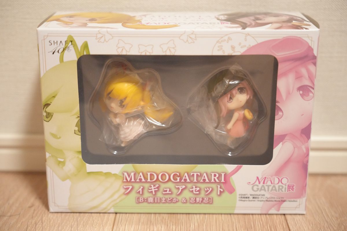 未開封!! 鹿目まどか＆忍野忍 MADOGATARI展 フィギュアセットB 魔法少女まどか☆マギカ 化物語_画像1