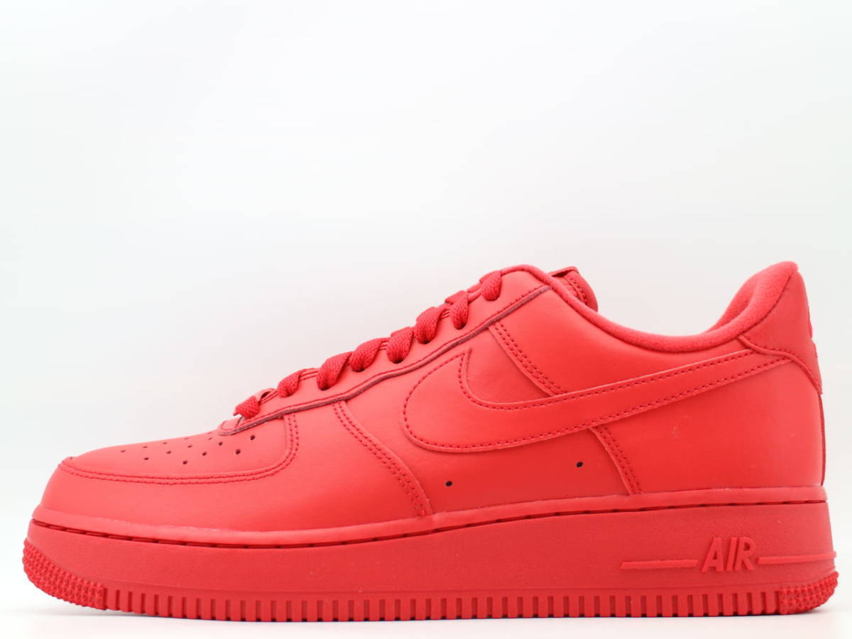 美品★定番 人気カラー ナイキ エアフォース ローカット エレベイト AIR FORCE 1 ’07 LV8 1 “TRIPLE RED” CW6999-600 JP27.5cm