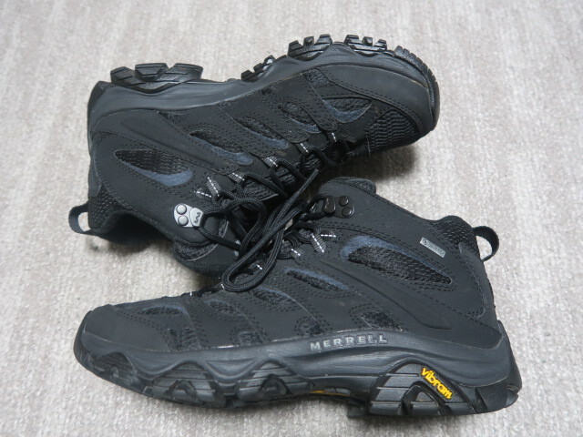 2.2 десять тысяч *23 год производства очень красивый товар MERRELL MOAB 3 SYNTHETIC MID GORETEX водонепроницаемый походная обувь mererumo Abu 3 Gore-Tex VIBRAM 26cm чёрный 