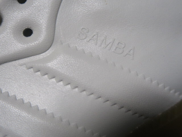 未使用★タグ付 超希少モデル バーニーズ ニューヨーク別注 BARNEYS NEW YORK adidas SAMBA 26 WHITE GUM 本革 _画像4
